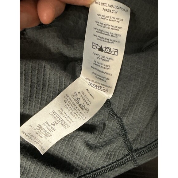 Patagonia Capilene 3 Midweight Base Layer Top Womens Large Gray Gorpcore Hiking - Picture 6 of 9